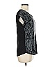 Crosby Black Short Sleeve Blouse Size M - photo 4