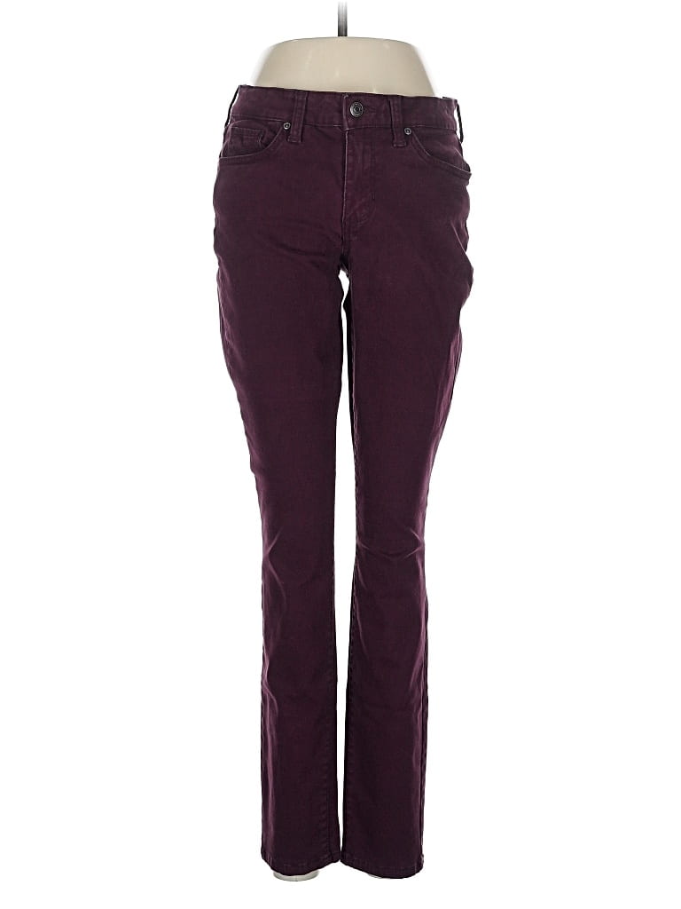 Pre-owned Sonoma Goods For Life Casual Pants In Burgundy