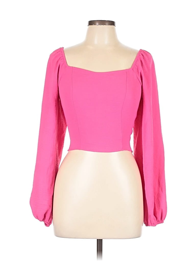 Pre-owned Altar'd State 3/4 Sleeve Blouse In Pink