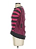 Halogen 100% Wool Stripes Pink Black Wool Pullover Sweater Size S - photo 5