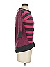 Halogen 100% Wool Stripes Pink Black Wool Pullover Sweater Size S - photo 4