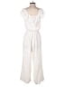 Aqua Solid White Jumpsuit Size S - photo 2