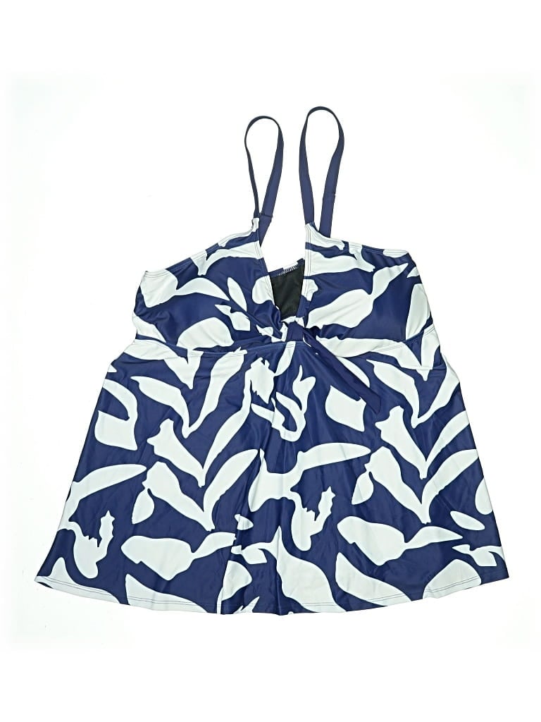 UNBRANDED Pre-owned Swimsuit Top Blue Swimwear