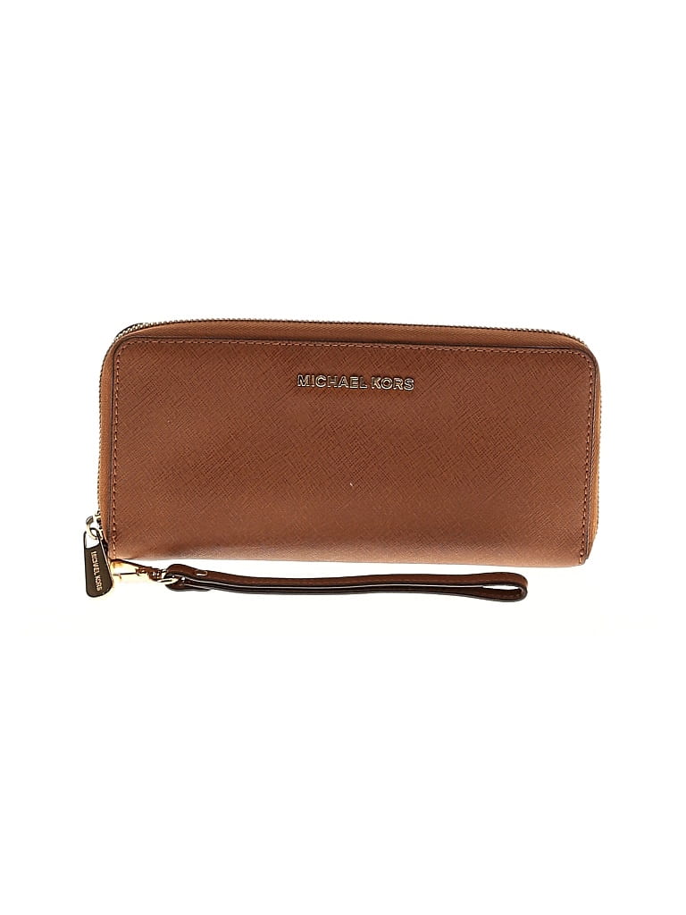 MICHAEL MICHAEL KORS Pre-owned Leather Wristlet In Brown