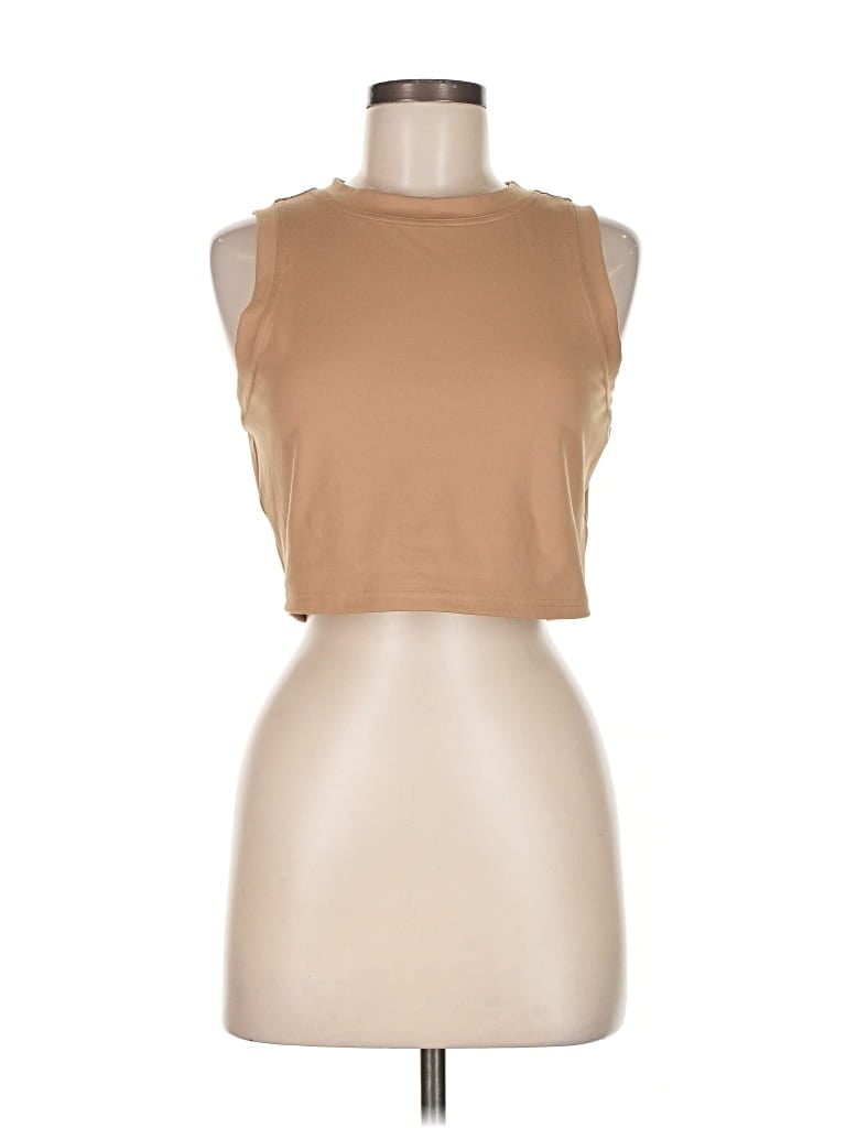 Pre-owned Dsg Sleeveless T-shirt In Brown