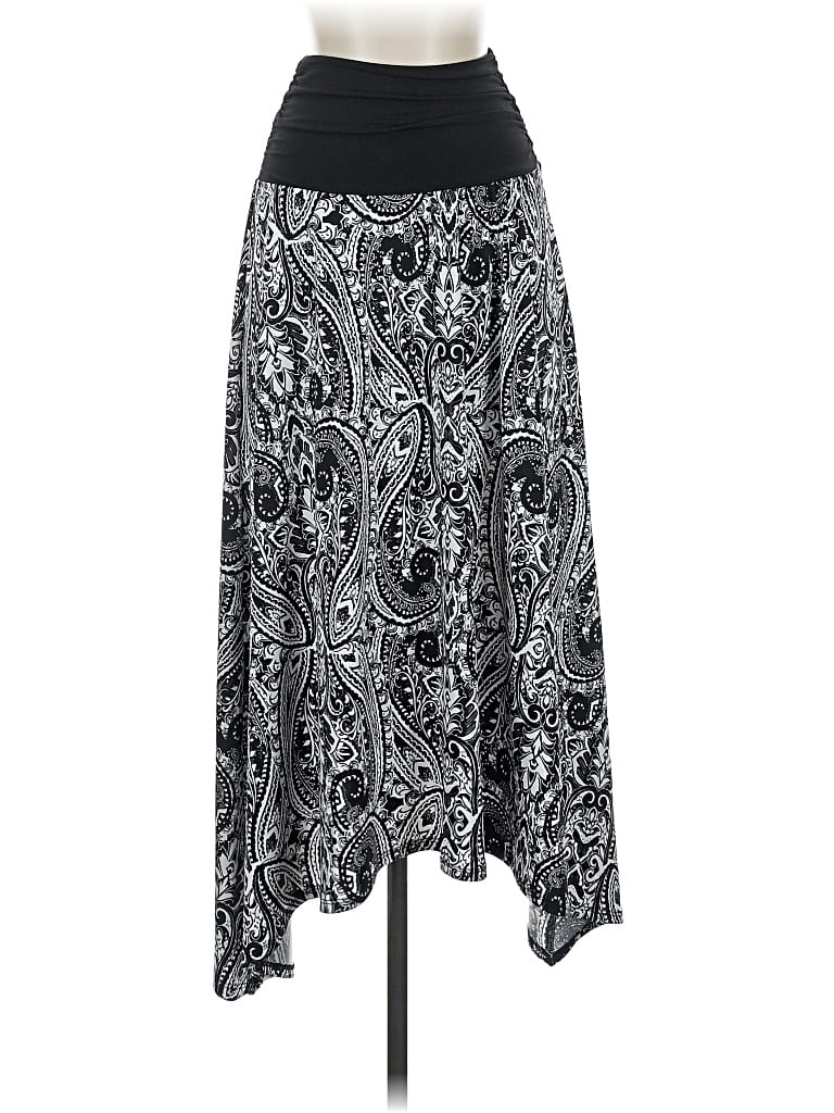 Pre-owned Ab Studio Casual Skirt In Silver