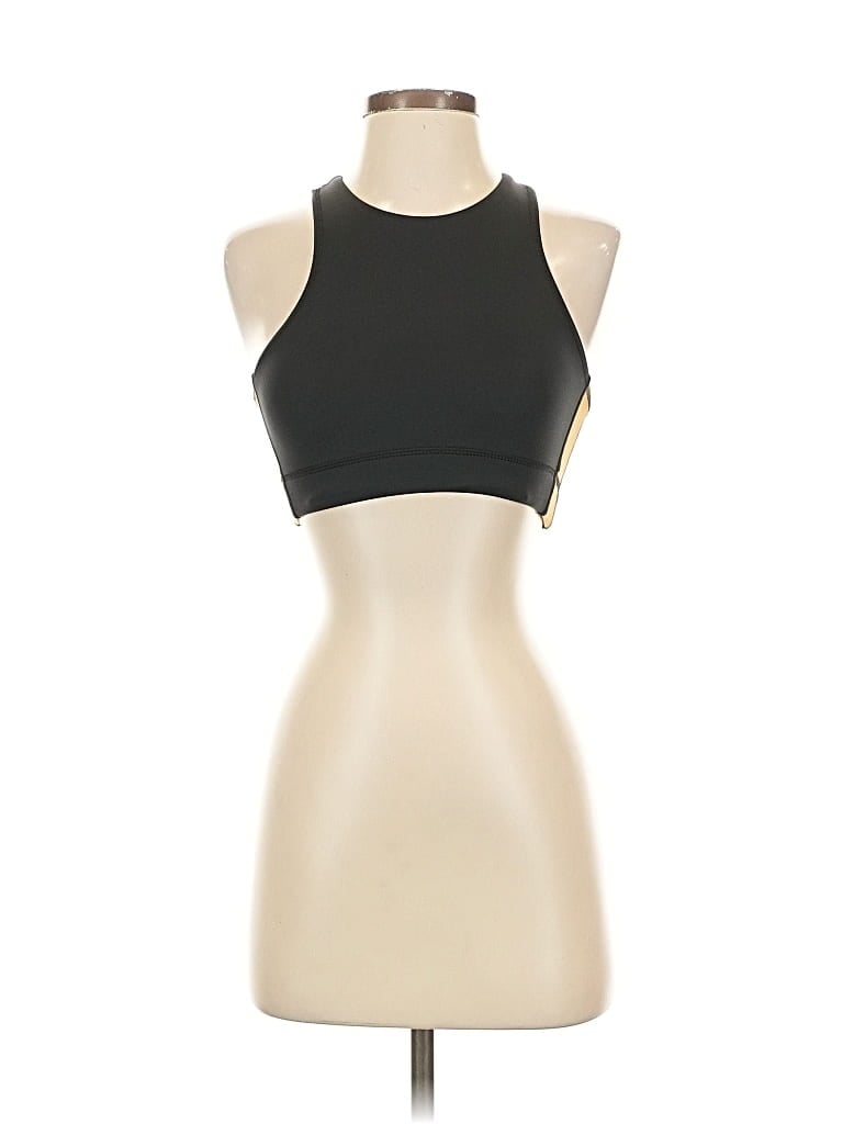 TAN + LINES Pre-owned Sports Bra In Gold