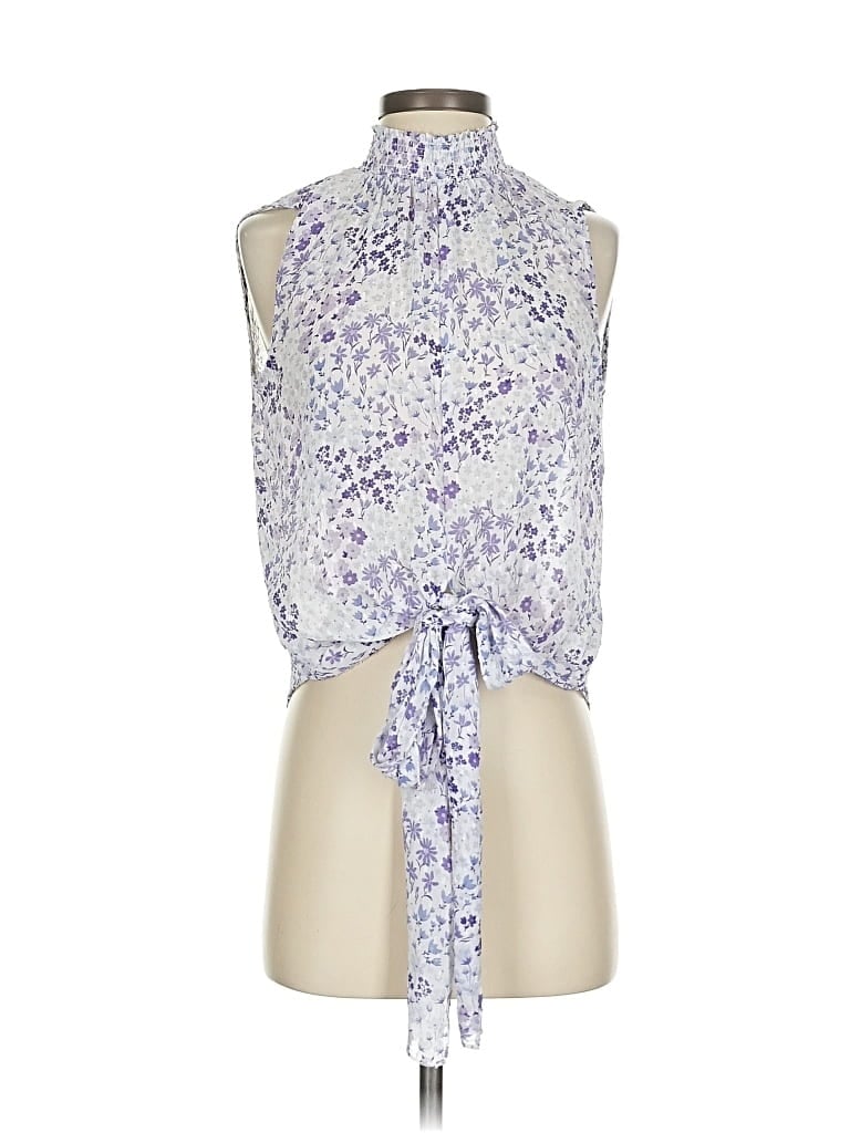 Pre-owned Rachel Zoe Tjx Sleeveless Blouse In Purple