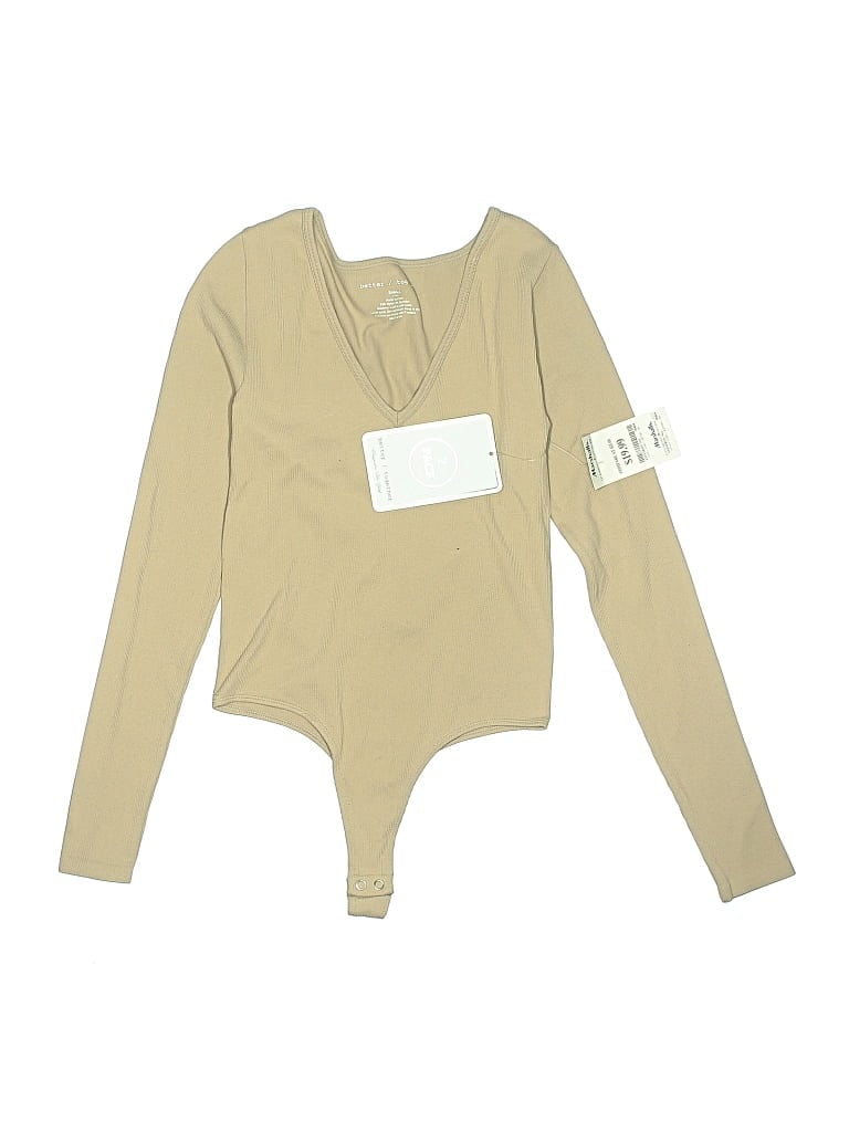 Pre-owned Better / Together Bodysuit In Brown
