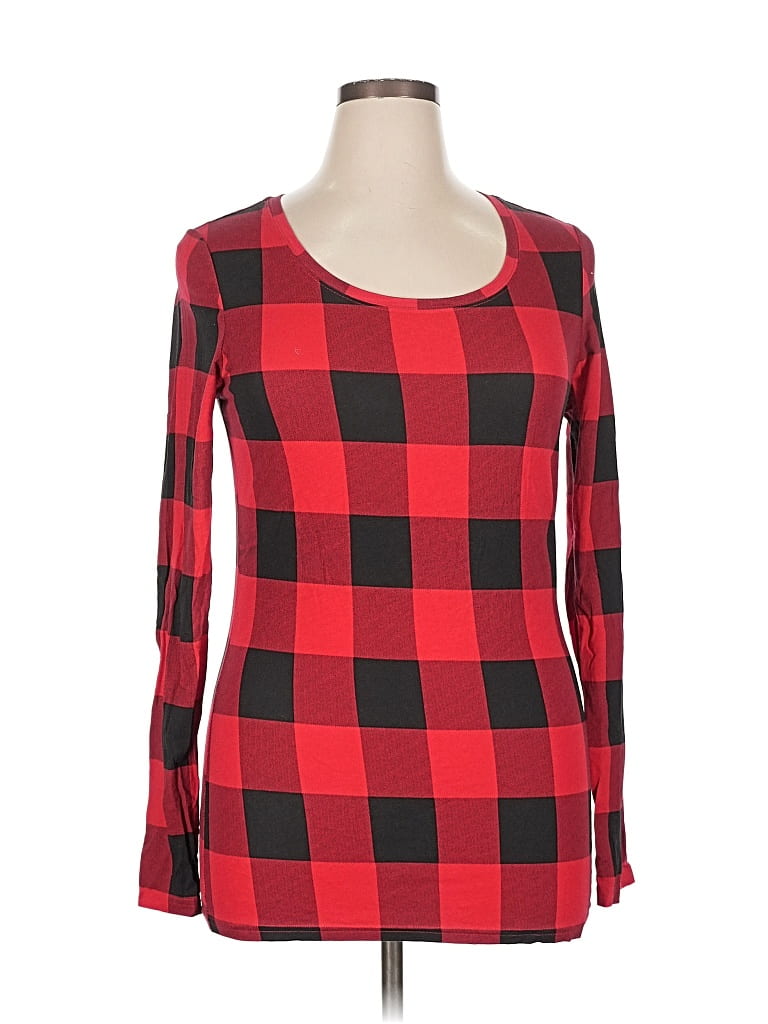 Pre-owned Assorted Brands Long Sleeve T-shirt In Red