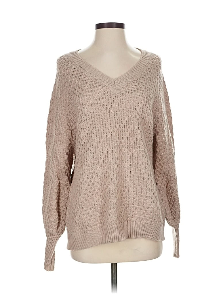 Pre-owned Unbranded Pullover Sweater In Brown