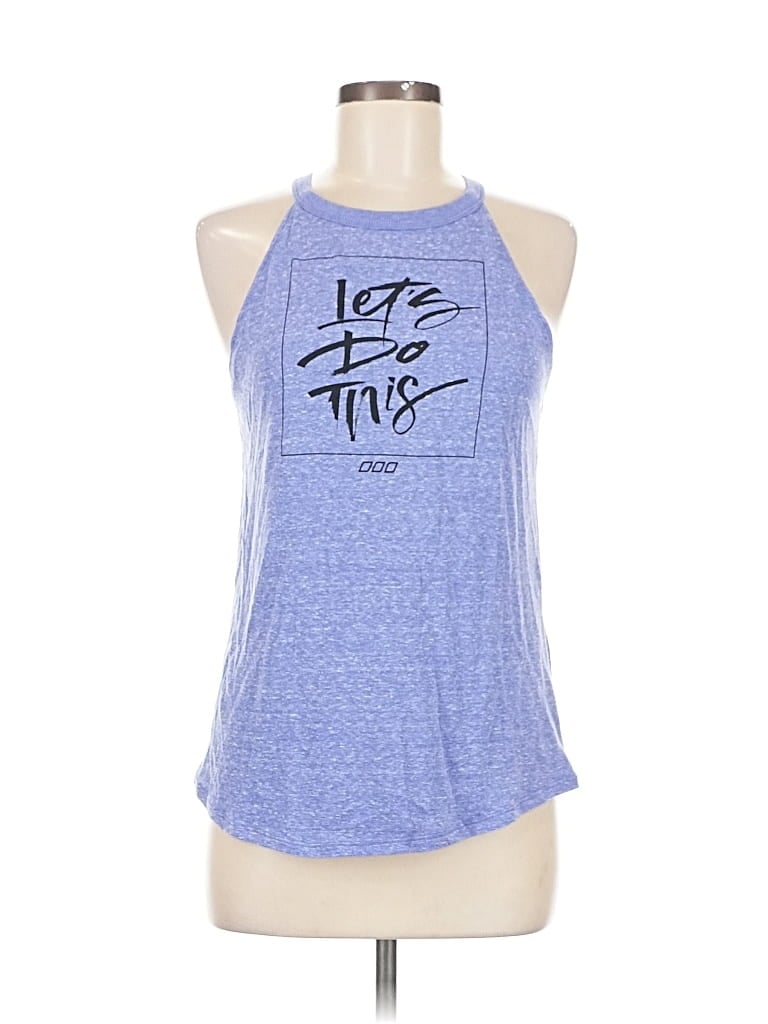 Pre-owned Uniquely Lorna Jane Active Tank Top In Blue