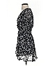 Francesca's 100% Polyester Floral Black Cocktail Dress Size XS - photo 5