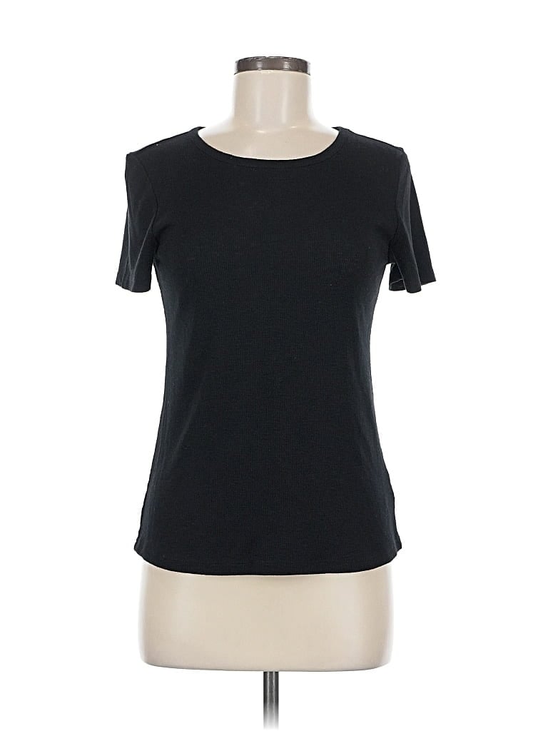 Pre-owned 24/7 Maurices Short Sleeve T-shirt In Black