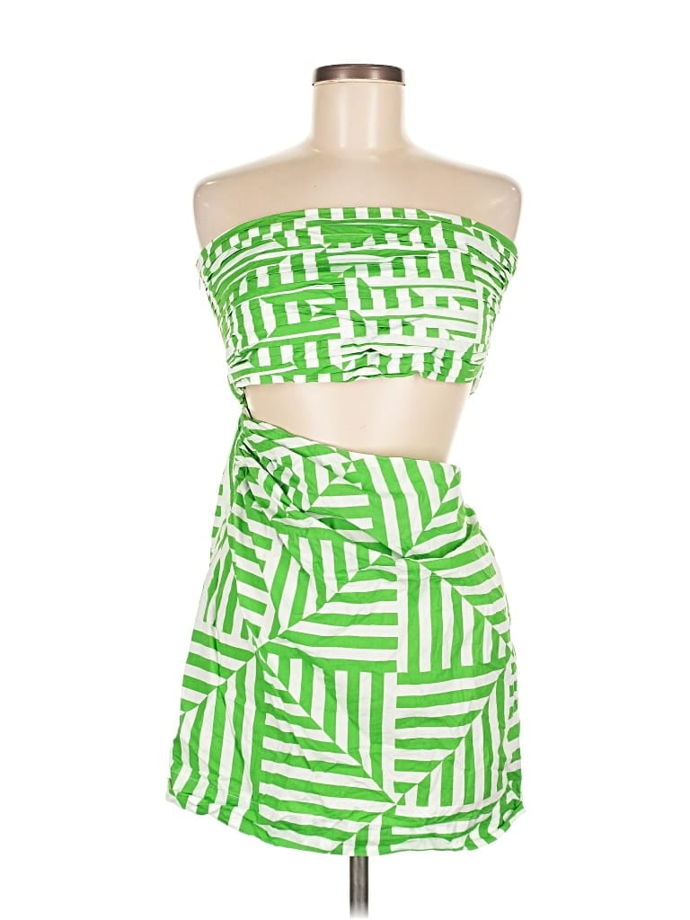 Pre-owned S/w/f Cocktail Dress In Green