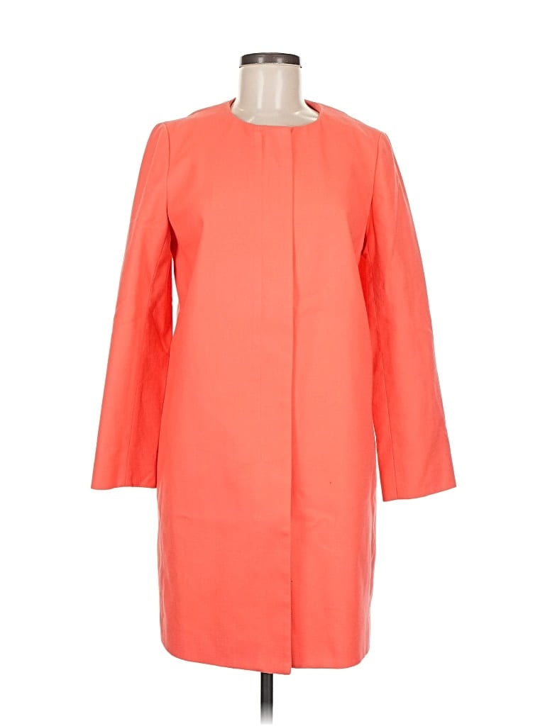 Pre-owned J.crew Factory Store Coat In Orange