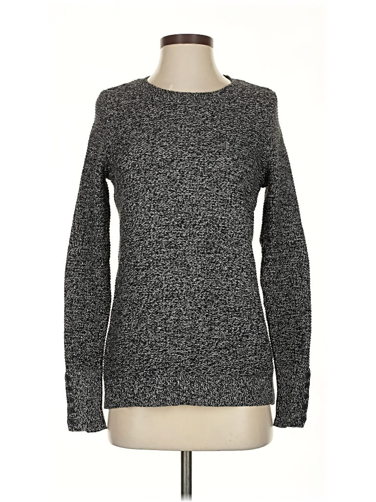 Pre-owned Ann Taylor Loft Pullover Sweater In Gray