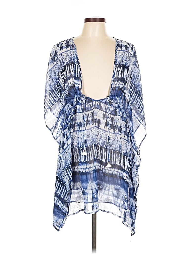 Pre-owned Bleu Rod Beattie Sleeveless Blouse In Blue