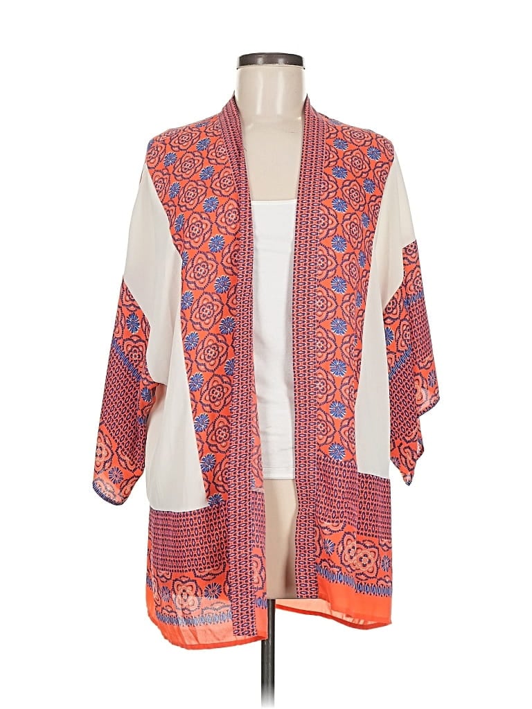 Pre-owned Daniel Rainn Kimono In Orange