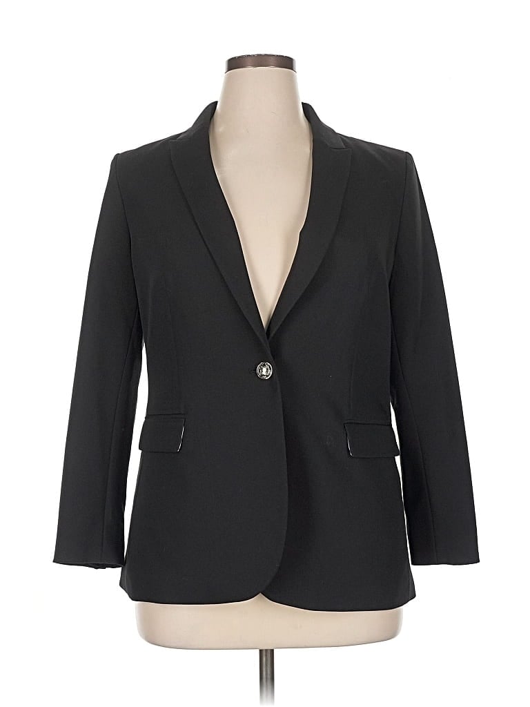 Pre-owned Tommy Hilfiger Blazer Jacket In Black