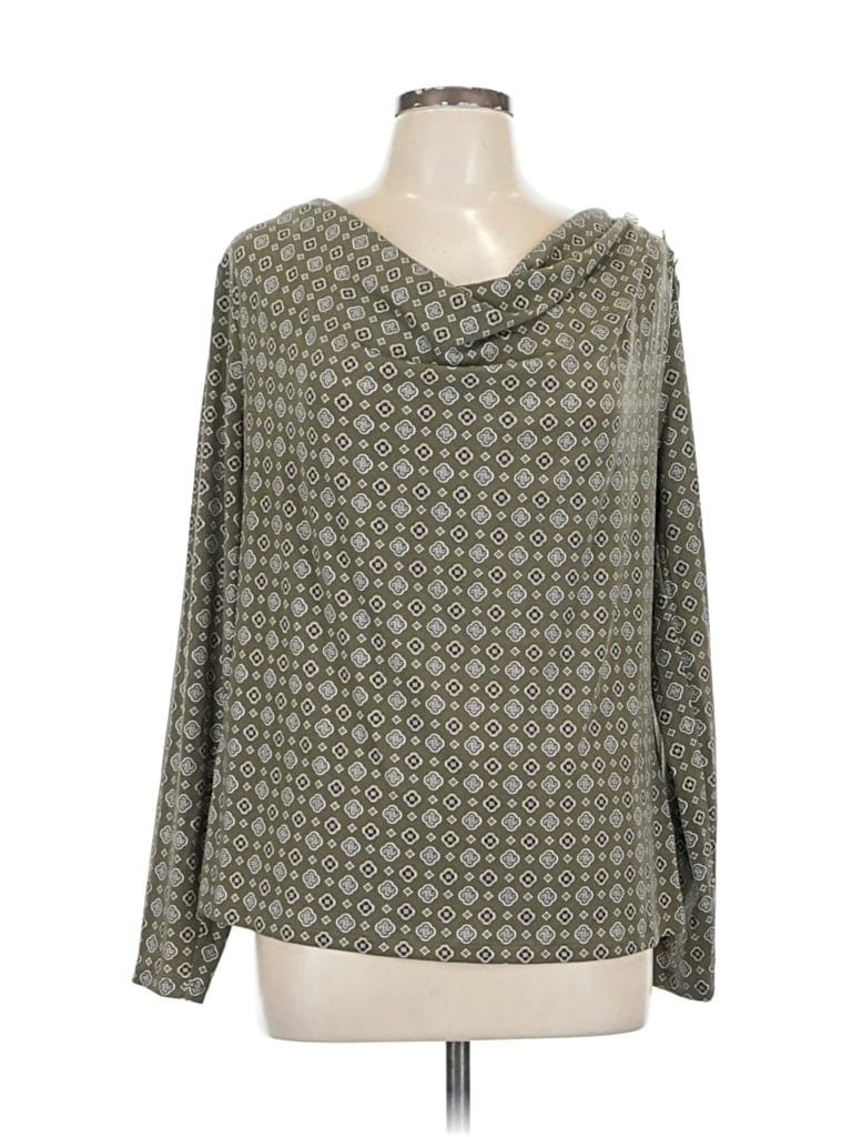 Pre-owned Michael Michael Kors Long Sleeve T-shirt In Green