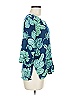 Blue Ginger Teal 3/4 Sleeve Blouse Size M - photo 4