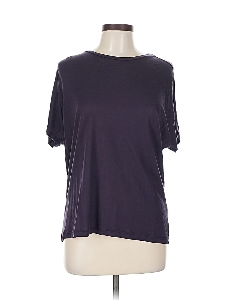 J BRAND Pre-owned Short Sleeve T-shirt In Purple