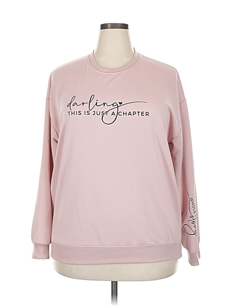 Pre-owned Unbranded Sweatshirt In Pink