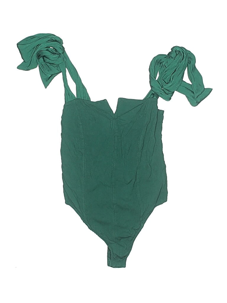 Pre-owned Intimately By Free People Bodysuit In Green