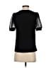 CeCe Black Short Sleeve Top Size XS - photo 2