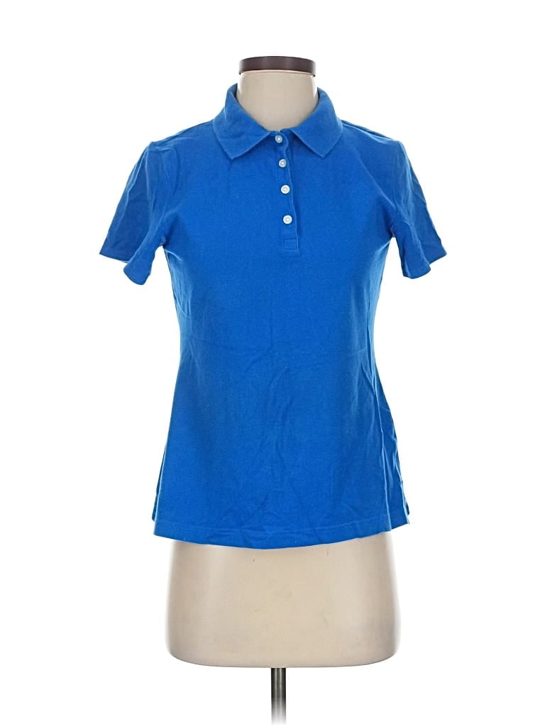 Pre-owned Riders By Lee Short Sleeve Polo Shirt In Blue
