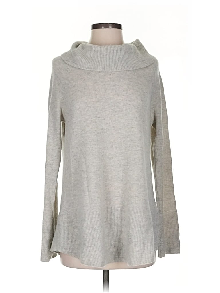 Pre-owned Moth Cashmere Pullover Sweater In Gray