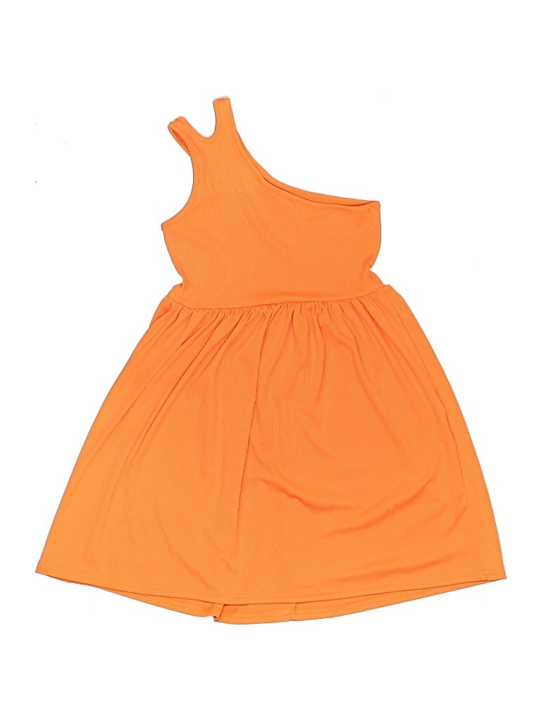 SHEIN Pre-owned Kids' Dress In Orange