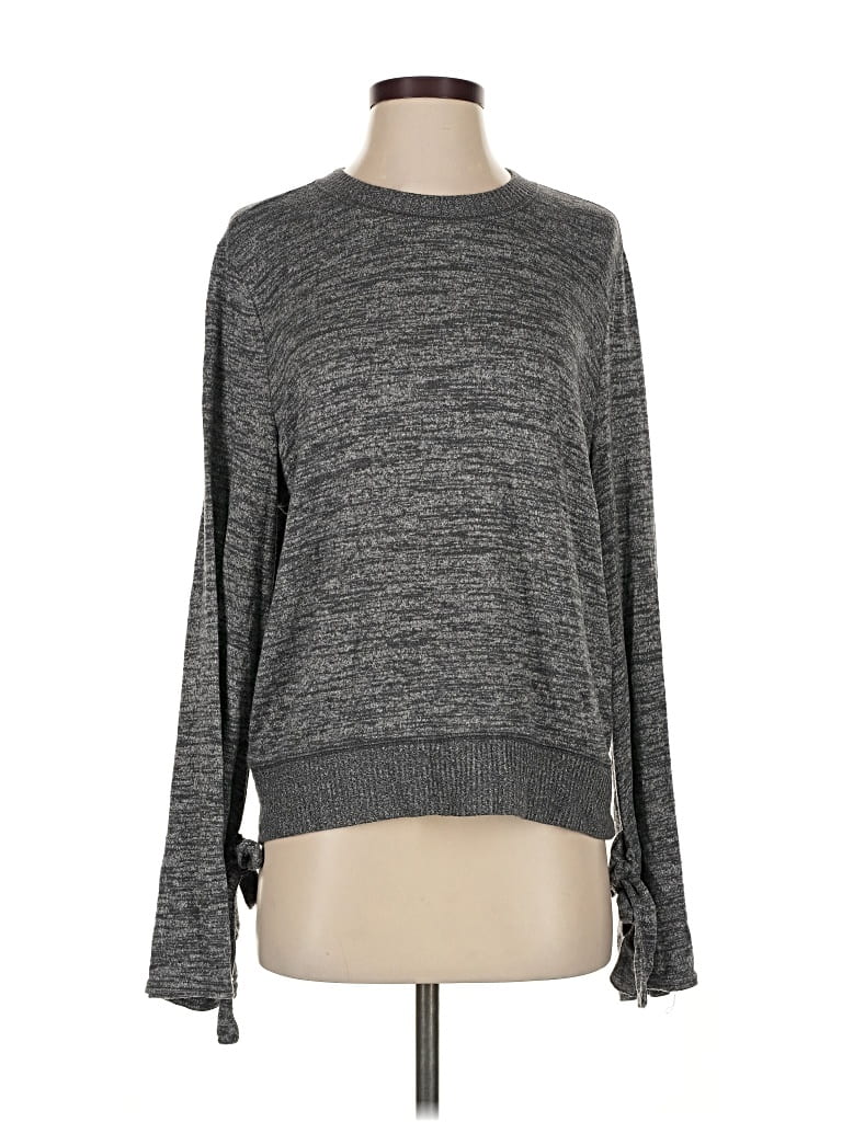 Pre-owned Abercrombie & Fitch Pullover Sweater In Gray