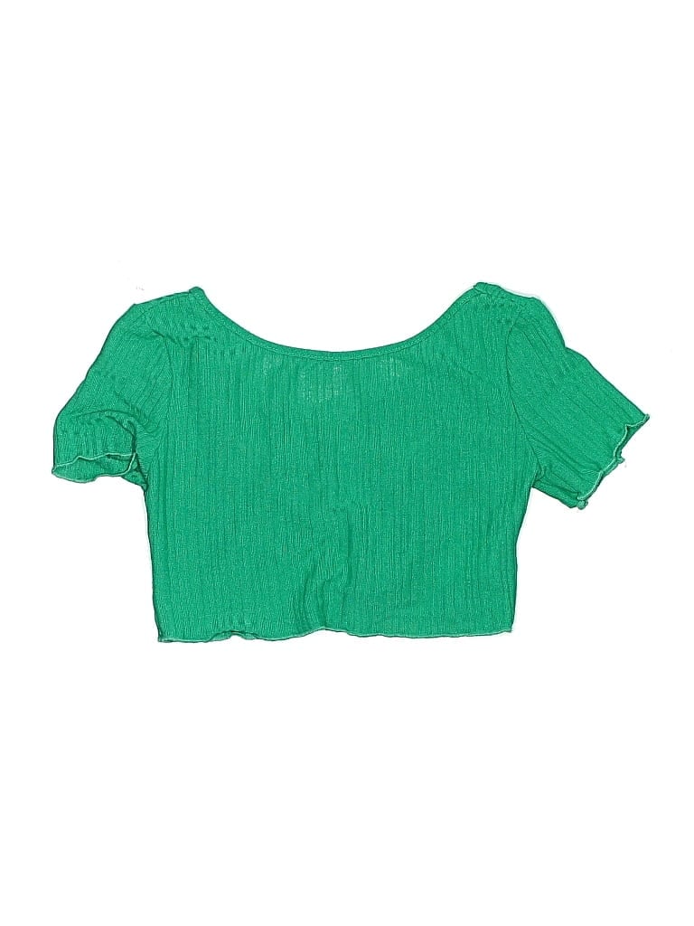 Pre-owned Shein Kids' Short Sleeve T-shirt In Green