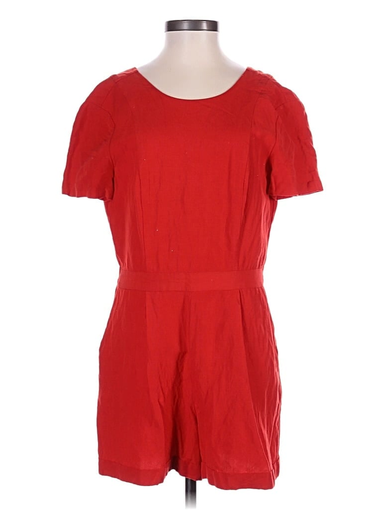 Pre-owned Banana Republic Romper In Red