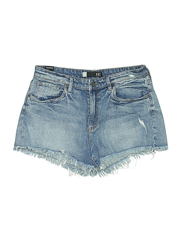 Pre-owned Kut From The Kloth Denim Shorts In Blue