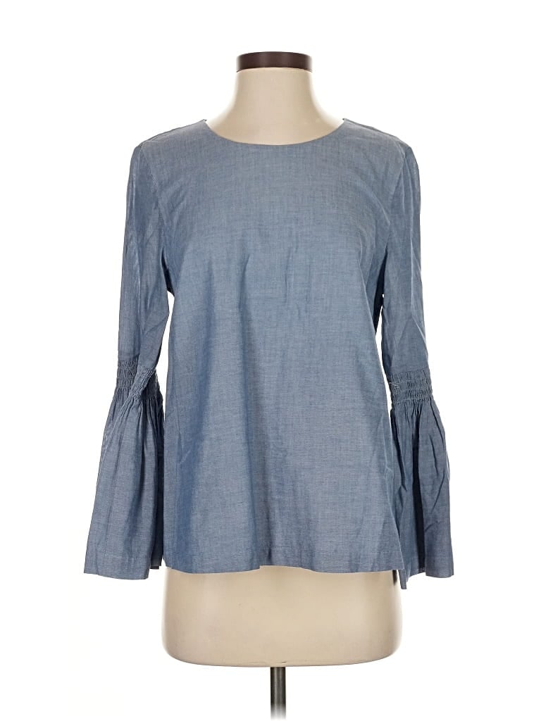 Click to view more detailed imagery on our partner's website Pre-owned 1.state Long Sleeve Blouse In Blue