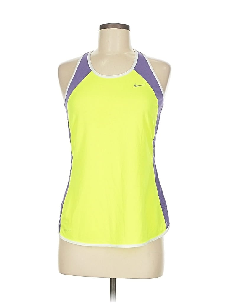 NIKE Pre-owned Active Tank Top In Yellow
