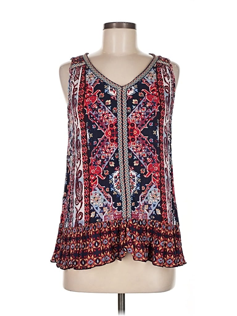 Pre-owned Bila Sleeveless Blouse In Red