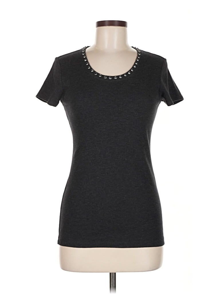 Pre-owned Banana Republic Short Sleeve T-shirt In Gray