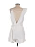 TCEC 100% Polyester Solid White Romper Size S - photo 2