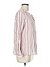 Joie Stripes White Long Sleeve Blouse Size M - photo 4
