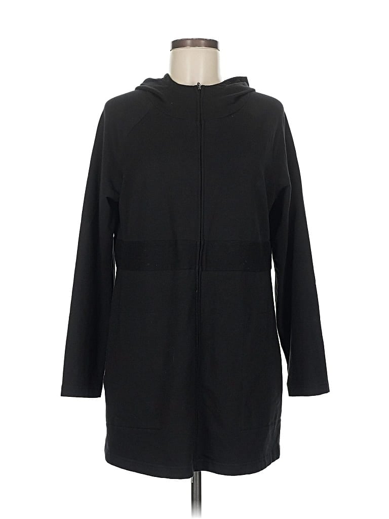 Pre-owned Purejill Zip Up Hoodie In Black