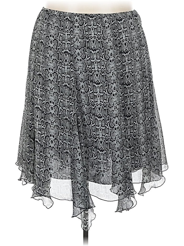 Pre-owned Fashion Bug Casual Skirt In Silver