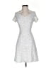 Assorted Brands Polka Dots White Casual Dress Size XS - photo 1
