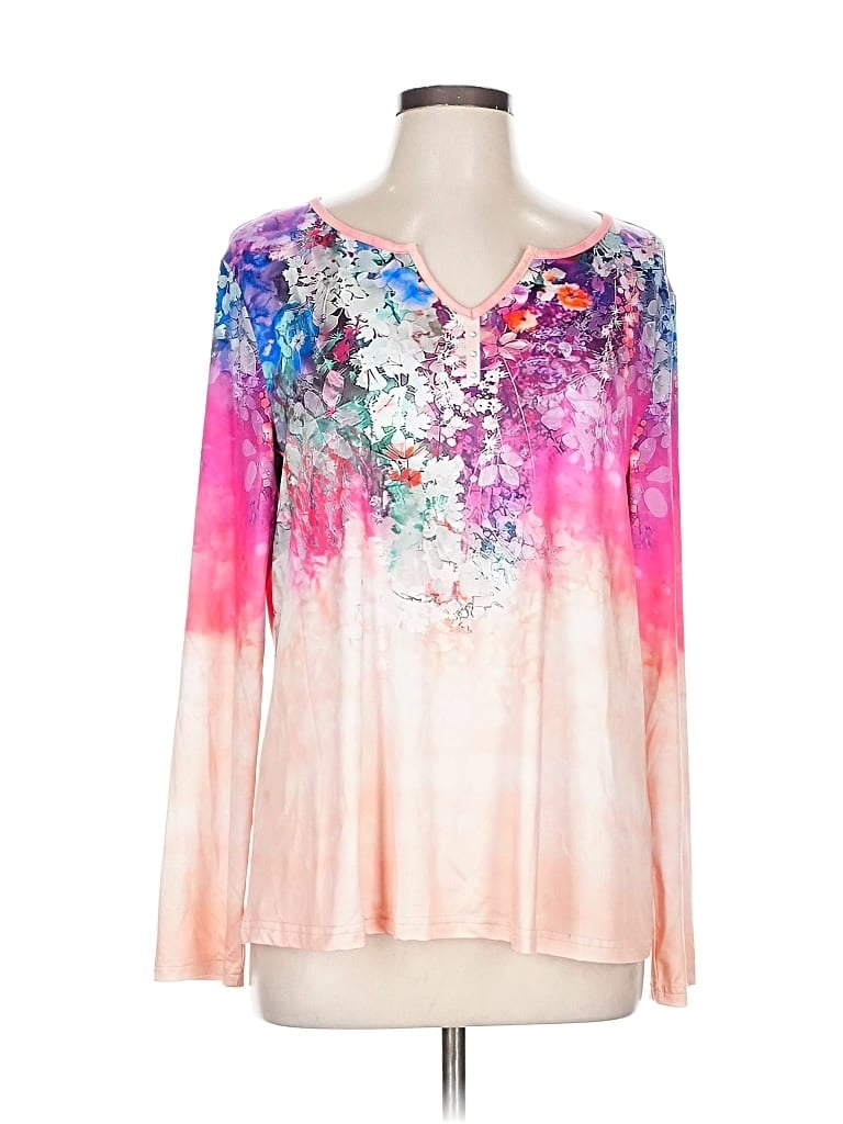 UNBRANDED Pre-owned Long Sleeve Blouse In Pink