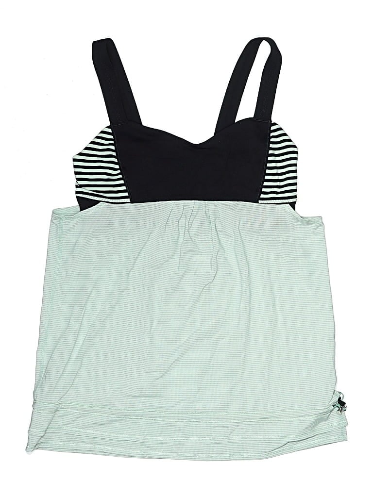 Pre-owned Lululemon Athletica Active Tank Top In Green