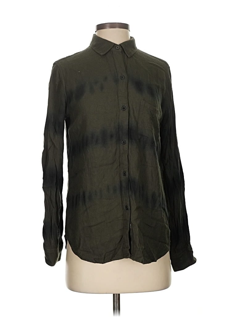 Pre-owned Rails Long Sleeve Button Down Shirt In Black