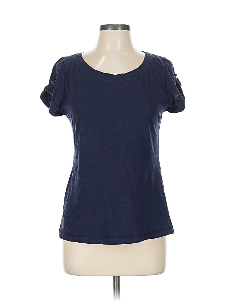 Pre-owned Banana Republic Factory Store Short Sleeve T-shirt In Blue